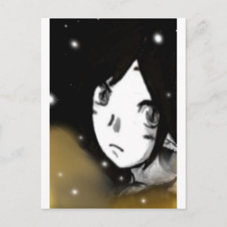 Cartão Postal menina escura