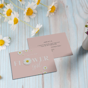 Cartão Postal Menina Flor de Margarida