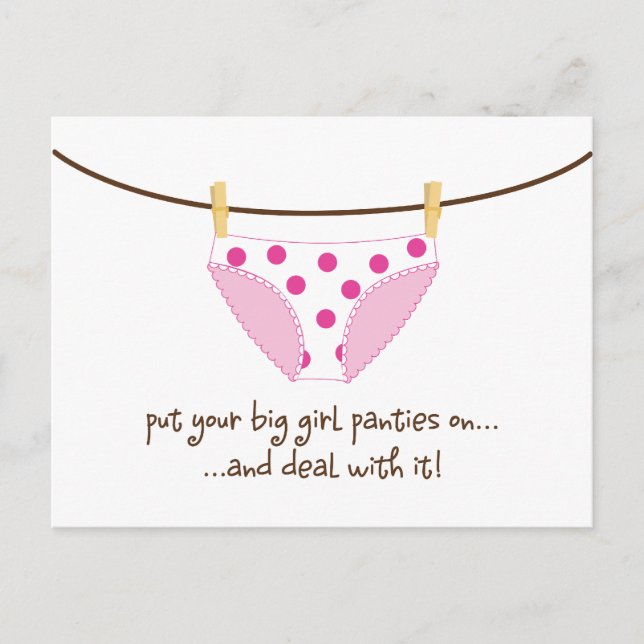 Cartão Postal menina grande (Frente)