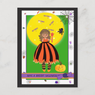 Cartão Postal Menina mágica