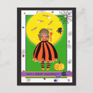 Cartão Postal Menina mágica