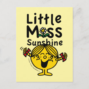Cartão Postal Menina Pequena Miss Sunshine Laughs