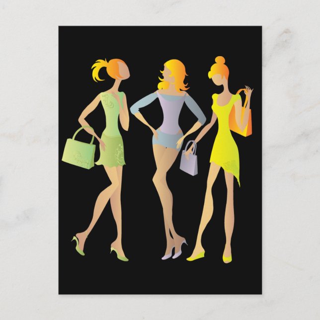 Cartão Postal meninas (Frente)