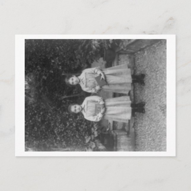 Cartão Postal Meninas em Escola Particular em Istambul Turquia (Frente)