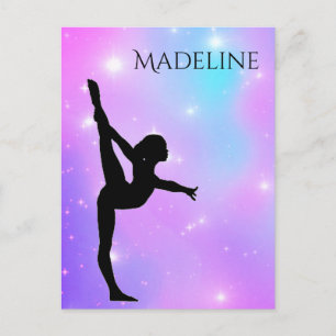 Cartão Postal Meninas Gradiente Roxo 