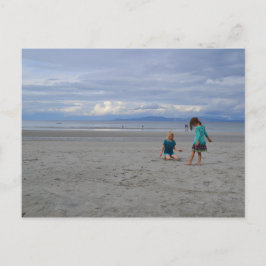 Cartão Postal Meninas na praia