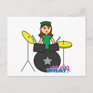 Cartão Postal Meninas não sabem o quê? Design Personalizado do