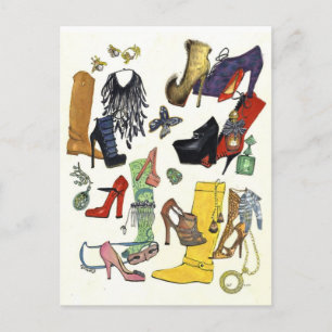 Cartão Postal Meninas, precisam de um novo par? Belos Calçados!