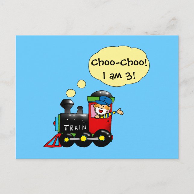 Cartão Postal menino de 3 anos (Frente)