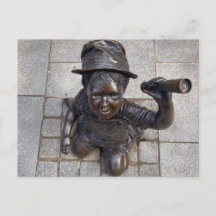 Menino de Bronze com Telescópio Jardim Botânico da