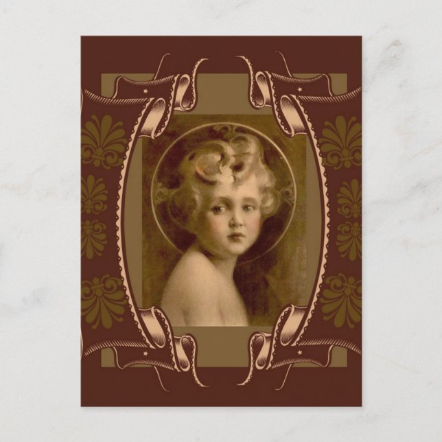 Cartão Postal Menino Jesus "A Luz do Mundo" (Frente)