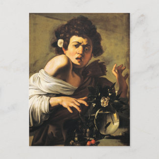 Cartão Postal Menino Mordido por um Lagarto, Caravaggio