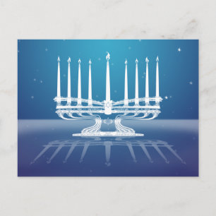 Cartão Postal Menorah
