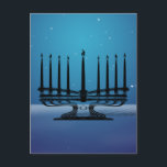 Cartão Postal Menorah<br><div class="desc">Arte original de Thedustyphonix.</div>