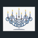Cartão Postal Menorah<br><div class="desc">Menorah judaica</div>