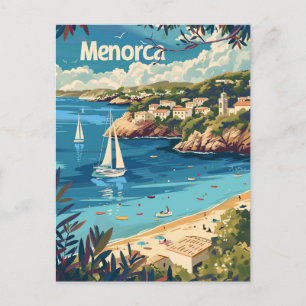 Cartão Postal Menorca Vintage