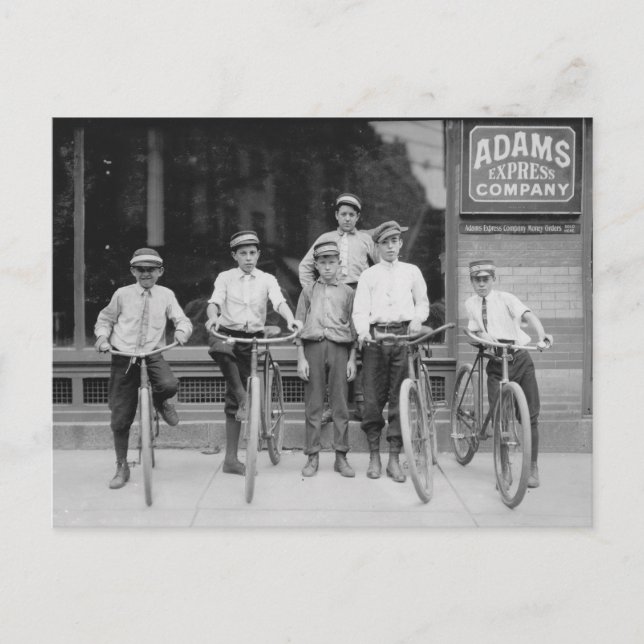Cartão Postal Mensageiros do Telegram, 1911 (Frente)