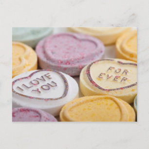 Cartão Postal Mensagem de Amor do Candy