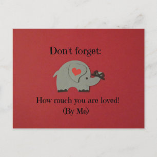 Cartão Postal Mensagem de amor para alguém especial.