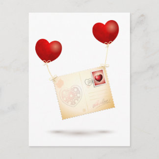 Cartão Postal Mensagem do amor