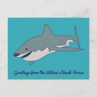Mensagem Personalizada do Shark Branco do excelent
