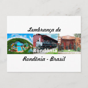 Cartão Postal Mensagem postal de Rondônia Brasil