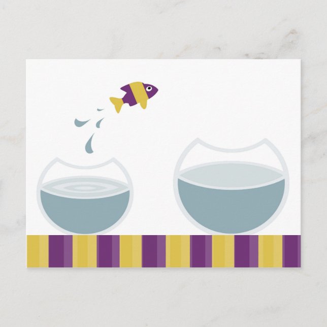 Cartão Postal Mensagem Simples Divertida (Frente)