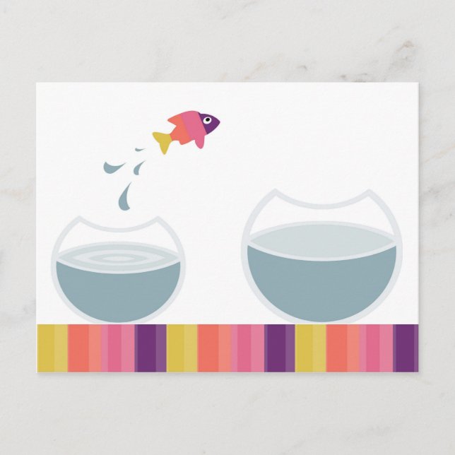 Cartão Postal Mensagem Simples Divertida (Frente)