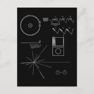 Cartão Postal Mensagem Voyager