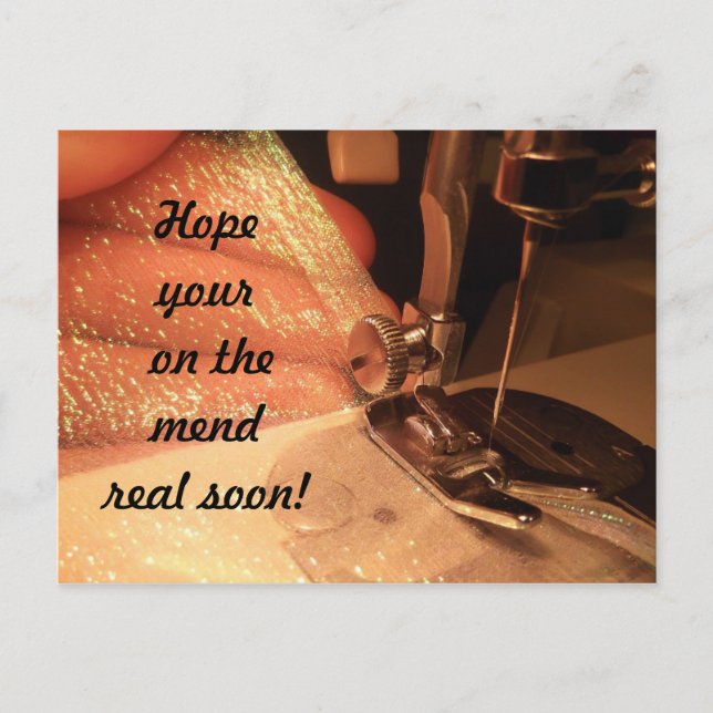 Cartão Postal Mensagens de Melhoras  (Frente)