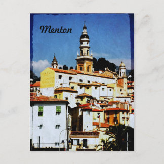 Cartão Postal Menton, Provença