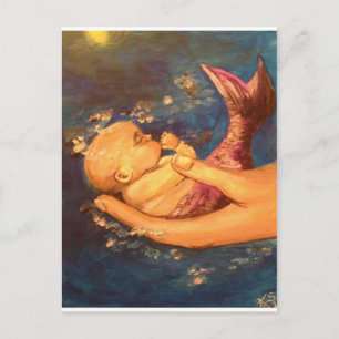 Cartão Postal Merbaby à noite