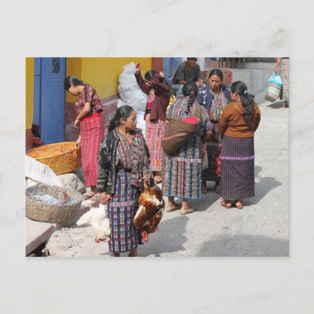 Cartão Postal Mercado da América Central - Mercado Guatemala (Frente)