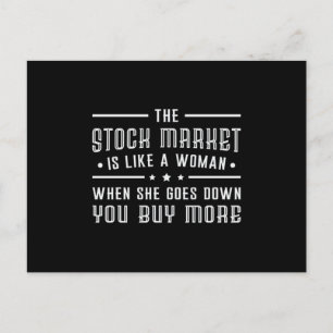 Cartão Postal Mercado De Ações O Mercado É Como Um Comerciant