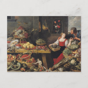 Cartão Postal Mercado de Frutas e Legumes