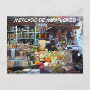 Cartão Postal Mercado de Miraflores