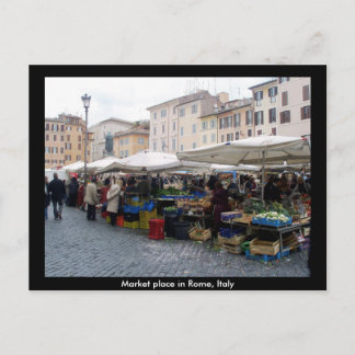 Cartão Postal Mercado de Roma, Itália