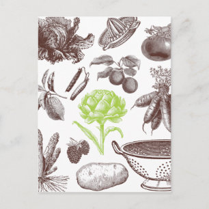 Cartão Postal Mercado dos agricultores