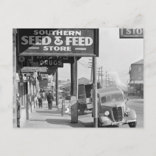 Cartão Postal Mercado francês de Nova Orleans: 1935