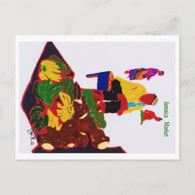 Cartão Postal Mercado Jamaica (Frente)