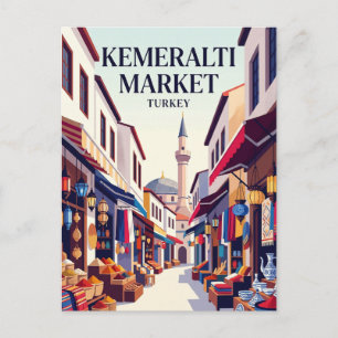 Cartão Postal Mercado Kemeraltı Turquia