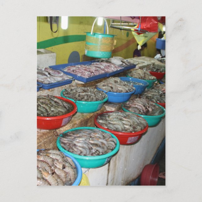Cartão Postal Mercado úmido (Frente)