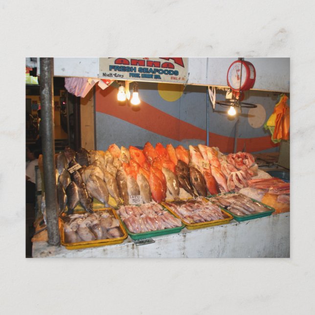 Cartão Postal Mercado úmido (Frente)