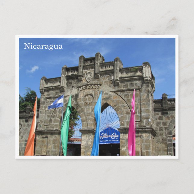 Cartão Postal mercados de maya (Frente)