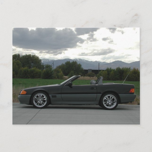 Cartão Postal Mercedes-Benz 500 SL Roadster (Frente)