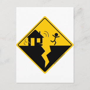 Cartão Postal Merchandise e Vestuário de Alerta Terremoto