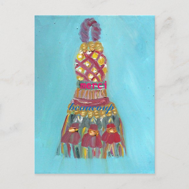 Cartão Postal merci belcoup (Frente)