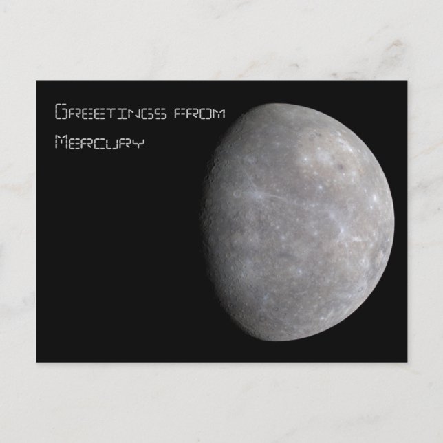 Cartão Postal Mercúrio (Frente)