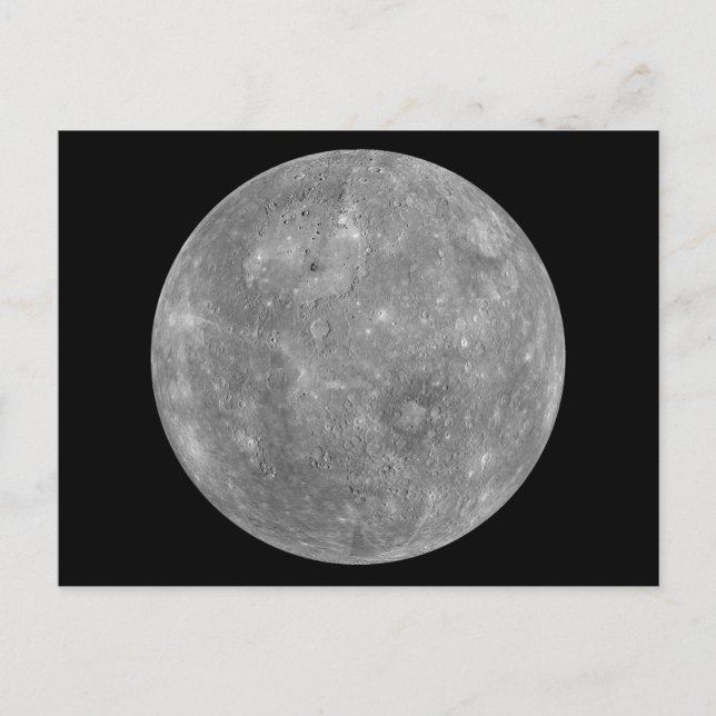 Cartão Postal Mercúrio Planeta (Frente)