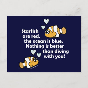 Cartão Postal Mergulho Com Você